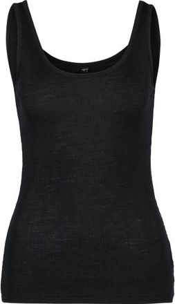 Stoic MerinoRib RonnebySt. Tank Merinoshirt f&uuml;r Damen | schwarz