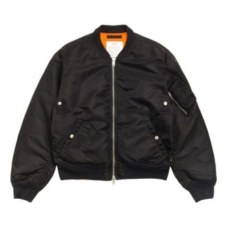 St&uuml;ssy Ma-1 Bomber Jacket Black 115955-BLAC