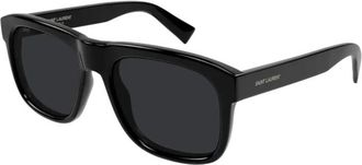 Saint Laurent SL 558 Zonnebril - Heren - Zonnebrillen - Zwart - 57 MM - Accessoires