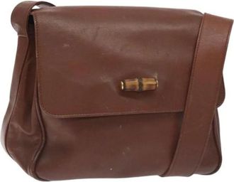 Gucci Pre-owned Cuoio borse-gucci - - Pre-owned - Donna - Marrone - ONE SIZE