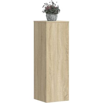vidaXL Soportes Para Plantas 2 Uds Madera Roble Sonoma 33x33x100 Cm Vidaxl