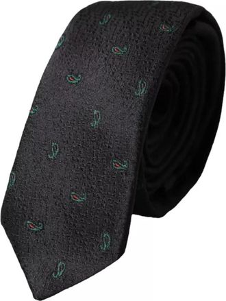 Dolce & Gabbana Fantasy Tie - Heren - Stropdassen - Grijs - ONE Size - Accessoires