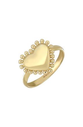 Bony Levy 14K Gold Heart Ring in 14Ky at Nordstrom, Size 7