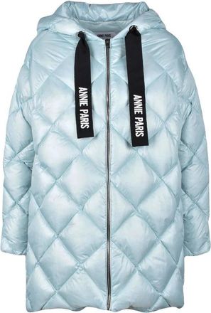ANNIE PARIS Aquamarine Quilted Down Jacket