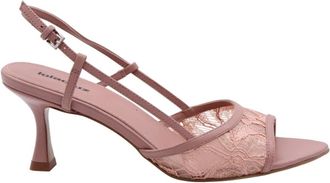 Lola Cruz Nogales - Dames - Sandalen met hakken - Roze - 39 EU - Schoenen