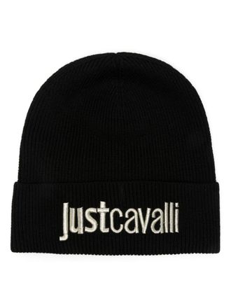 Just Cavalli Berretto con ricamo - Nero