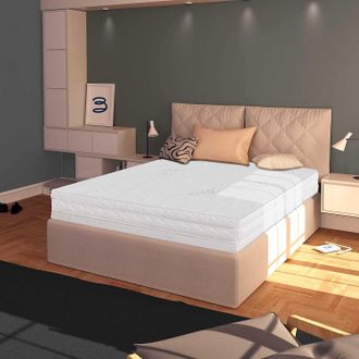 Baldiflex Baldiflex - Materasso Easy Silver H 15 Cm Con Tessuto Antibatterico E Rivestimento Bordato, Singolo 90x190 Cm