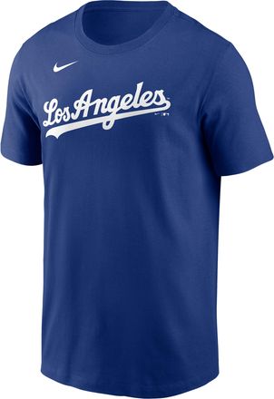 Nike Clayton Kershaw Los Angeles Dodgers Nike Mens MLB T-Shirt in Blue | N1994EWLD9-BK4