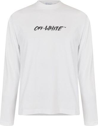 Off-white Mens Off White Long Sleeve T Shirt in - Size X-Small
