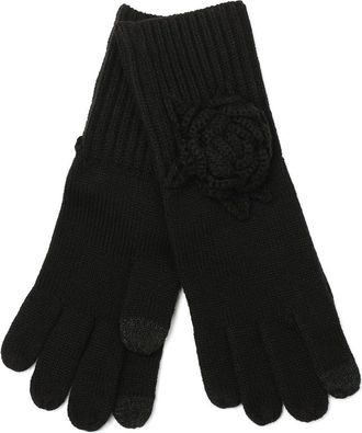 Kate Spade New York park roses gloves in Black at Nordstrom