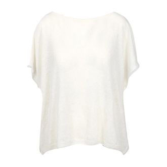 Gran Sasso Dames, Blouses & Shirts, Beige, Maat: M Katoen