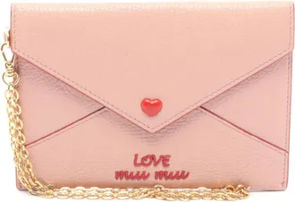 Miu Miu Pink Leather Pouch (Pre-Owned)