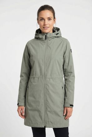 Killtec Funktionsparka KILLTEC KOS 35 WMN PRK, Damen, Gr. 36, helles salbei, Obermaterial: 100% Polyester. Futter: 100% Polyester, Jacken Funktionsparka, mit 