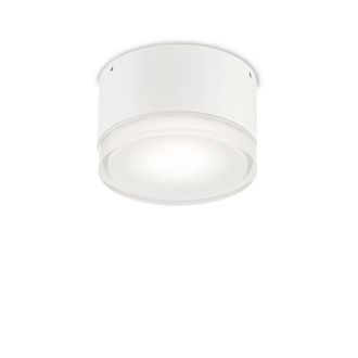 Netlighting Urano 1 Light Flush Ceiling Light White