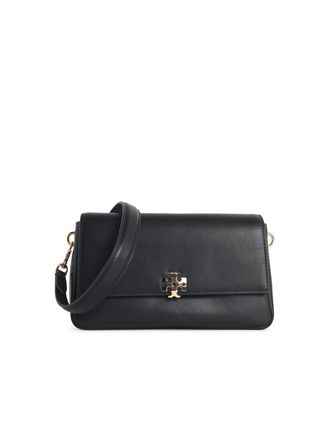 Tory Burch Borsa a tracolla piccola Charlie Tory Burch in pelle scamosciata nera