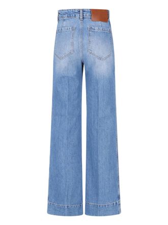 Victoria Beckham Womens Jeans Light Blue Cotton