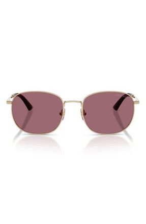 Jimmy Choo London 52mm Phantos Sunglasses in Pale Gold /Violet at Nordstrom