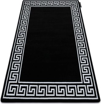 RugsX Alfombra Hampton Grecos Negro Black 80x150 Cm