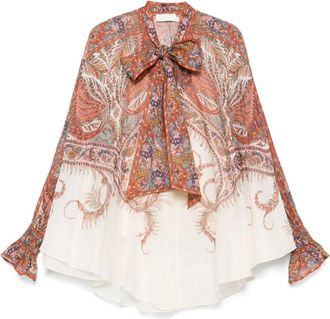 Zimmermann Blusa Rhiannon - Toni neutri