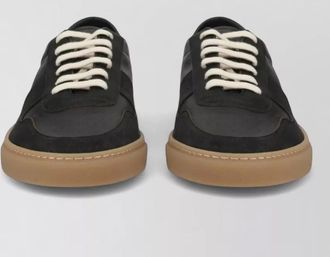 Common Projects leather sneakers round toe contrast sole