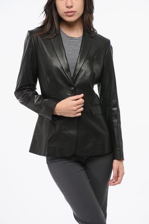Rag & Bone Leather Blazer RAZOR with 2 Buttons RAG&BONE