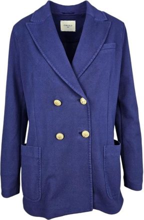 Circolo 1901 Dames, Mantels, Blauw, Maat: XS