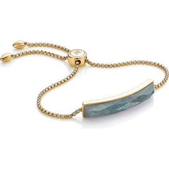 Monica Vinader Baja Facet Bracelet in 18Ct Gold On Sterling Silver at Nordstrom