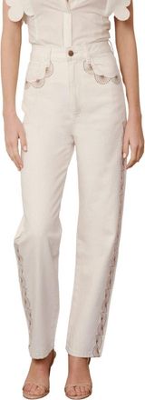 The IQ Collection Esencia Jeans in White at Nordstrom, Size X-Large
