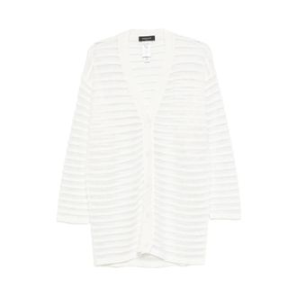 Fabiana Filippi Cardigans, female, White, S, V-neck Cardigan