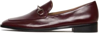 Cesare Gaspari Equestrian Chic Loafers - Bordeaux - Dames - Loafers - Rood - 39 EU - Leer - Schoenen
