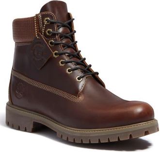 Timberland Premium 6-Inch Waterproof Boot in Brown/Black at Nordstrom, Size 11.5