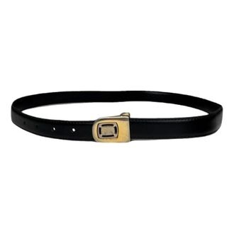 Dior Pre-owned Belts, female, Black, Size: ONE SIZE Pre-owned Vintage Leather Belt