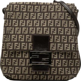 Fendi Pre-owned Fendi Zucchino Canvas Crossbody Ladies 1T8ID62BUESJ1FTU