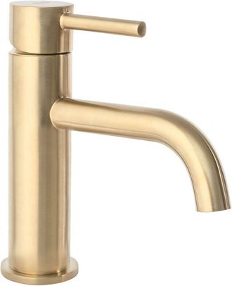 Rea Rea - Grifo De Lavabo Lungo Oro Brushed Low