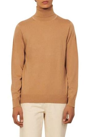 Sandro Wool Turtleneck Sweater in Ochre at Nordstrom Rack, Size X-Large