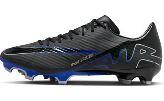 Nike Mens Zoom Vapor 15 Soccer Shoe, Black Chrome Hyper Royal, 6.5 UK