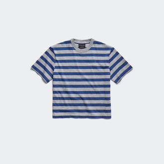 Canada Goose Roam Striped T-Shirt (Women, Navy Colbourne Stripe, XL)