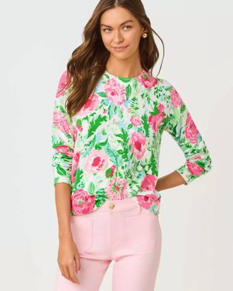 Lilly Pulitzer Tensley Sweater In Multi Poppy Party