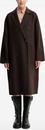Marc O'Polo double-breasted coat - Bruin
