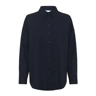 MY ESSENTIAL WARDROBE Boxy Shirt - female - My Essential Wardrobe - Shirts - Black - XS - Blouses & Shirts