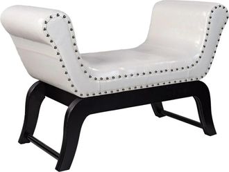 Wanderlust Deco Banqueta de polipiel 90 x 40 x 65h cm