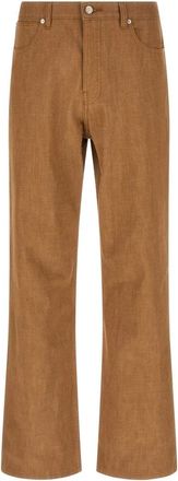 A.P.C. Arno Jeans - Heren - Straight fit broeken - Bruin - W30 - Katoen - Broeken