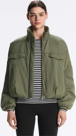 Oysho Giacca idrorepellente imbottita con fellex aerogel kaki-Verde