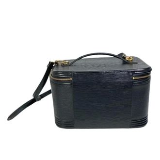 Louis Vuitton Pre-owned Vintage Epi Shoulder Vanity Bag - Dames - Pre-owned - Zwart - Maat: ONE Size Leer