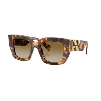 Miu Miu Sunglasses, female, Brown, Size: 51 MM MU B05S Sunglasses