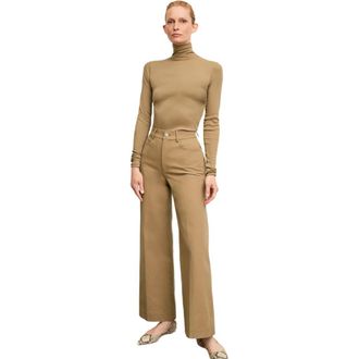 M.M.LaFleur Axam Turtleneck in Saddle at Nordstrom, Size Xx-Large
