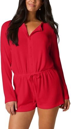Hunkem&ouml;ller Short Jersey Rib Sleep Set in Red at Nordstrom, Size X-Large