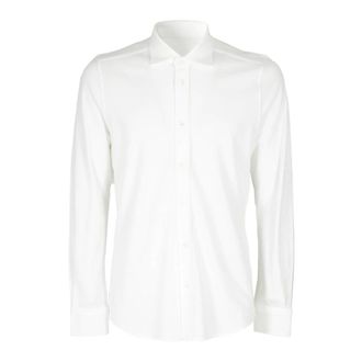 Circolo 1901 Piquet Super Light overhemd - Heren - Overhemden - Wit - Maat: M Katoen