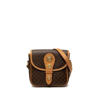 Celine Pre-owned Celine Macadam Coated Canvas Crossbody Ladies 6X17NPR4V4A4003U