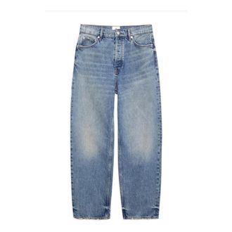 Anine Bing Straight Fit Jeans, female, Blue, W26, Straight Jeans